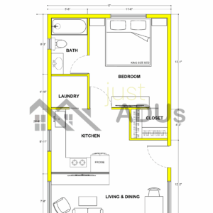 Floor plan 3 500 sf Just ADus